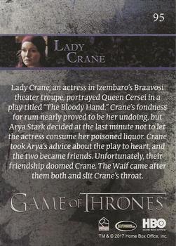 2017 Rittenhouse Game of Thrones Season 6 - Foil #95 Lady Crane Back