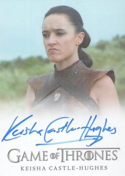 2017 Rittenhouse Game of Thrones Season 6 - Autographs Full Bleed #NNO Keisha Castle-Hughes Front
