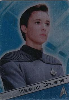 2017 Rittenhouse Star Trek 50th Anniversary - Metal #18 Wesley Crusher Front