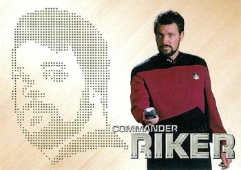 2017 Rittenhouse Star Trek 50th Anniversary - Phaser Cut #PC4 Commander Riker Front