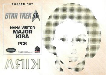 2017 Rittenhouse Star Trek 50th Anniversary - Phaser Cut #PC6 Major Kira Back