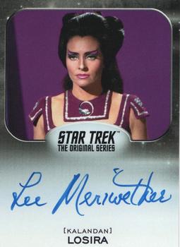 2017 Rittenhouse Star Trek 50th Anniversary - Autographs Alien Expansion #NNO Lee Meriwether Front
