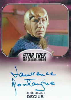 2017 Rittenhouse Star Trek 50th Anniversary - Autographs Alien Expansion #NNO Lawrence Montaigne Front