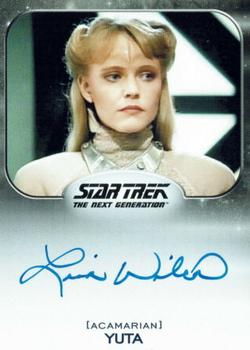 2017 Rittenhouse Star Trek 50th Anniversary - Autographs Alien Expansion #NNO Lisa Wilcox Front