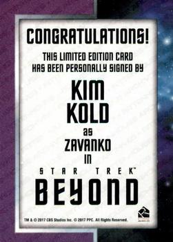 2017 Rittenhouse Star Trek Beyond - Autographs Classic Movie Design #NNO Kim Kold Back