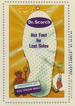 1979 Fleer Crazy Labels #49 Dr. Scorch Front