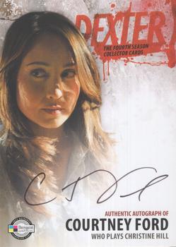 2012 Breygent Dexter Season 4 - Autographs #D4-ACH Courtney Ford Front