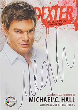 2012 Breygent Dexter Season 4 - Autographs #D4-AMCH Michael C. Hall Front