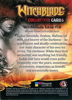 2014 Breygent Witchblade - Green #4 Witchblade Issue #10 Back