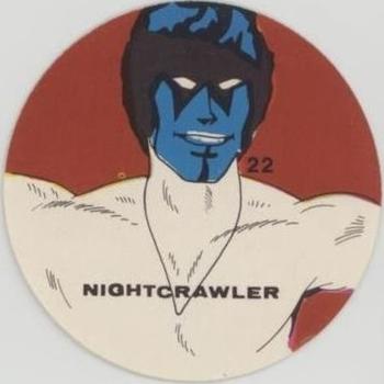 1983 Ovaltine Marvel Super Heroes Stickers (Mexico) #22 Nightcrawler Front
