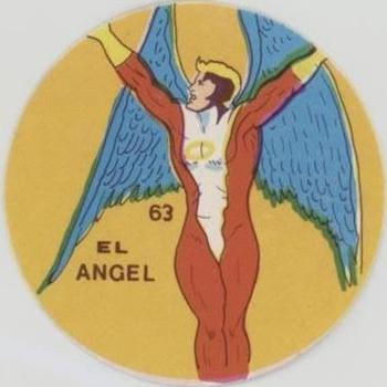 1983 Ovaltine Marvel Super Heroes Stickers (Mexico) #63 El Angel (Angel) Front