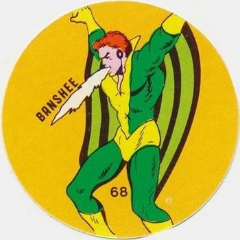 1983 Ovaltine Marvel Super Heroes Stickers (Mexico) #68 Banshee Front