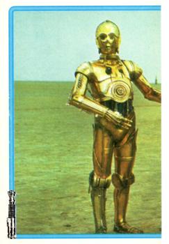 1996 SkyBox Star Wars Stickers #2 C-3PO & R2D2 (Left) Front