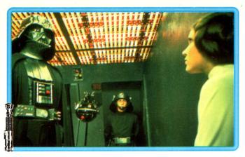 1996 SkyBox Star Wars Stickers #8 Vader Interrogates Leia Front