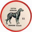 1960 Humpty Dumpty Dog Coins - Bilingual #52 Scottish Deerhound Front