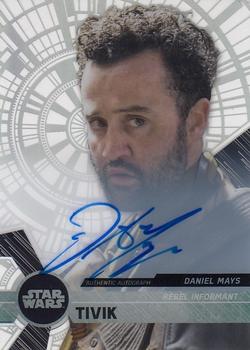 2017 Topps High Tek Star Wars - Autographs #78 Daniel Mays Front