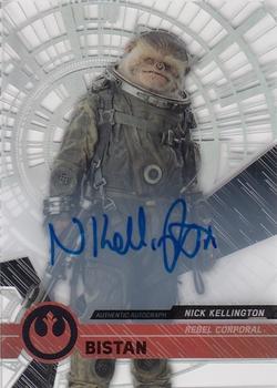 2017 Topps High Tek Star Wars - Autographs #66 Nick Kellington Front