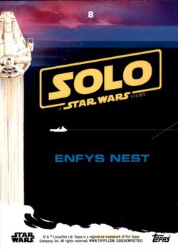 2018 Topps Solo: A Star Wars Story - Black #8 Enfys Nest Back