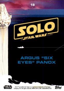 2018 Topps Solo: A Star Wars Story - Black #19 Argus 