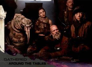 2018 Topps Solo: A Star Wars Story - Black #41 Gathered Around the Tables Front