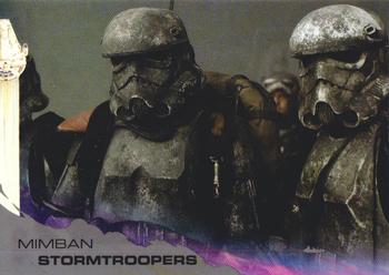 2018 Topps Solo: A Star Wars Story - Black #53 Mimban Stormtroopers Front
