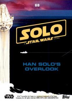 2018 Topps Solo: A Star Wars Story - Black #68 Han Solo's Overlook Back