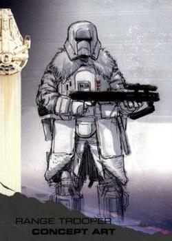 2018 Topps Solo: A Star Wars Story - Black #98 Range Trooper Concept Art Front