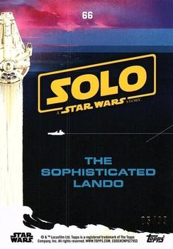 2018 Topps Solo: A Star Wars Story - Pink #66 The Sophisticated Lando Back