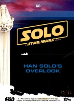 2018 Topps Solo: A Star Wars Story - Pink #68 Han Solo's Overlook Back