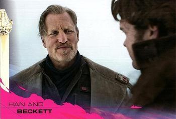 2018 Topps Solo: A Star Wars Story - Pink #73 Han and Beckett Front