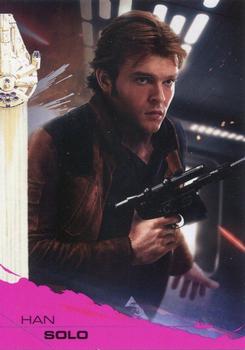 2018 Topps Solo: A Star Wars Story - Pink #80 Han Solo Front