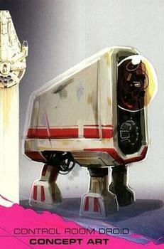 2018 Topps Solo: A Star Wars Story - Pink #94 Control Room Droid Concept Art Front