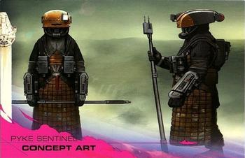 2018 Topps Solo: A Star Wars Story - Pink #96 Pyke Sentinel Concept Art Front