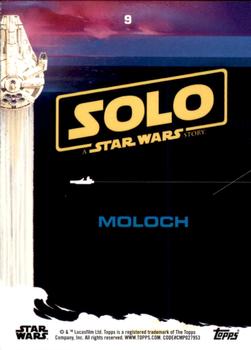 2018 Topps Solo: A Star Wars Story - Silver #9 Moloch Back