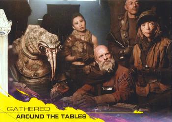 2018 Topps Solo: A Star Wars Story - Yellow #41 Gathered Around the Tables Front