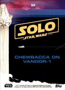 2018 Topps Solo: A Star Wars Story - Yellow #50 Chewbacca on Vandor-1 Back