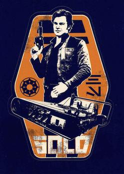 2018 Topps Solo: A Star Wars Story - Character Stickers #CS-1 Han Solo Front