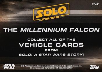 2018 Topps Solo: A Star Wars Story - Ships and Vehicles #SV-2 The Millennium Falcon Back