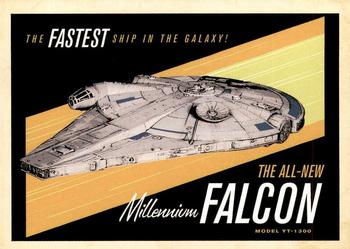 2018 Topps Solo: A Star Wars Story - Ships and Vehicles #SV-4 The Millennium Falcon Front