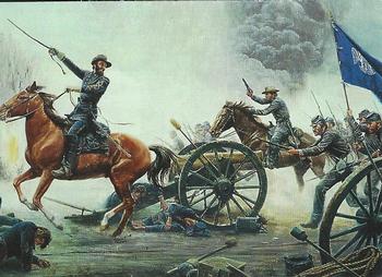 1996 Keepsake Collectibles The Civil War: The Art of Mort Kunstler #52 First to the Guns Front