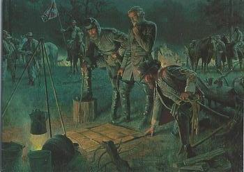 1996 Keepsake Collectibles The Civil War: The Art of Mort Kunstler - Promos #P2 The Last Council Front