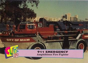 1992 Club Pro Set 911 Emergency #8 Amphibious Fire Fighter Front