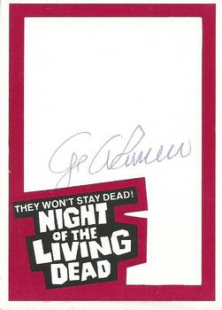 1990 Imagine Night of the Living Dead Red Border - Autographs #NNO George A. Romero Front