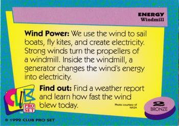 1992 Club Pro Set Energy #2 Windmill Back