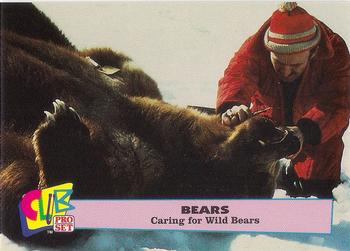 1992 Club Pro Set Bears #4 Caring for Wild Bears Front