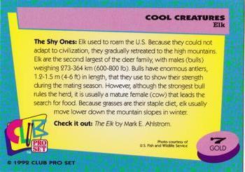1992 Club Pro Set Cool Creatures - Gold #7 Elk Back