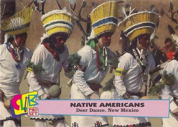 1992 Club Pro Set Native Americans - Gold #6 Deer Dance, New Mexico Front