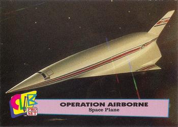 1992 Club Pro Set Operation Airbourne #8 Space Plane Front