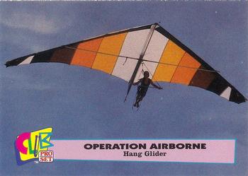 1992 Club Pro Set Operation Airbourne - Gold #7 Hang Glider Front