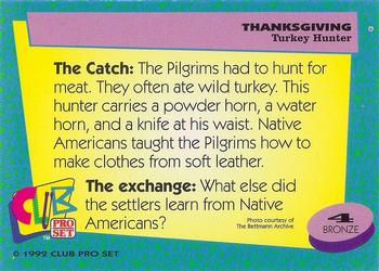 1992 Club Pro Set Thanksgiving #4 Turkey Hunter Back